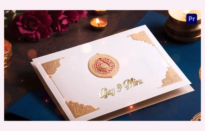 Customizable Buddhist Wedding Invitation 3D Slideshow